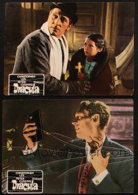 9m417 HORROR OF DRACULA 2 German LCs R67 Hammer vampire horror, Peter Cushing as Dr Van Helsing!