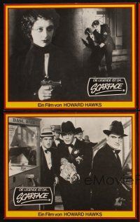 9m411 SCARFACE 8 German LCs '81 Howard Hawks, Paul Muni & sexy Ann Dvorak!