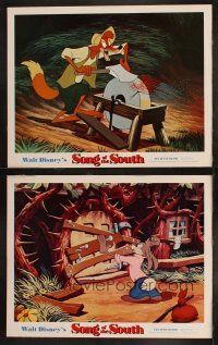 9p971 SONG OF THE SOUTH 2 LCs R72 Walt Disney classic, cool images of Br'er Rabbit and Fox!