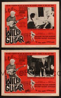 9p997 WILD GUITAR 2 LCs '62 Arch Hall Jr., rock 'n' roll, he played the wildest strings in town!
