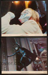 9p754 PHANTOM OF THE PARADISE 4 color 11x14 stills '74 Brian De Palma, crazy masked Paul Williams!