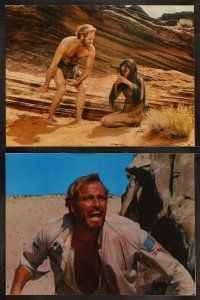 9p370 PLANET OF THE APES 8 color 10.25x14 stills '68 apes gather to decide Charlton Heston's future!