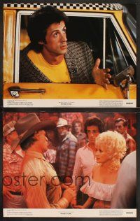 9p757 RHINESTONE 4 color 11x14 stills '84 cab driver Sylvester Stallone, country star Dolly Parton!