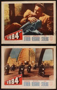 9p778 1984 3 LCs '56 Edmond O'Brien & Jan Sterling in George Orwell classic story!