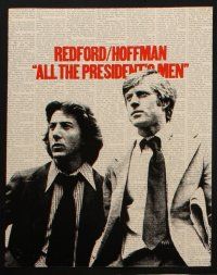 9p010 ALL THE PRESIDENT'S MEN 9 color 11x14 stills '76 newsmen Dustin Hoffman & Robert Redford!