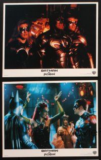 9p663 BATMAN & ROBIN 5 LCs '97 Clooney, O'Donnell, Schwarzenegger, Thurman, Silverstone