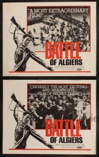 9p713 BATTLE OF ALGIERS 4 LCs R70s Gillo Pontecorvo's La Battaglia di Algeri, war images!