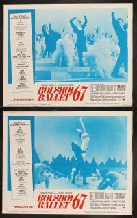 9p067 BOLSHOI BALLET 67 8 LCs '66 famous Russian ballet, images of pretty dancing ballerinas!