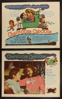 9p089 CHARTROOSE CABOOSE 8 LCs '60 Edgar Buchanan, cute Molly Bee, Ben Cooper, Silm Pickens!