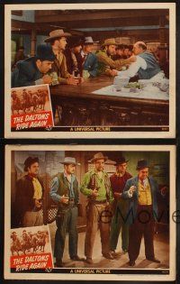 9p719 DALTONS RIDE AGAIN 4 LCs '45 cool western images of Lon Chaney Jr., Alan Curtis, Noah Beery!