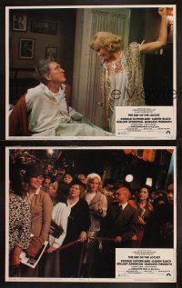 9p571 DAY OF THE LOCUST 7 LCs '75 Donald Sutherland, Karen Black, Meredith, Schlesinger cameo!