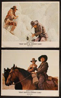 9p572 DEAF SMITH & JOHNNY EARS 7 LCs '73 Anthony Quinn & Pamela Tiffin, spaghetti western!