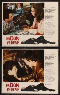 9p116 DON IS DEAD 8 LCs '73 Anthony Quinn, Frederic Forrest, Richard Fleischer directed!
