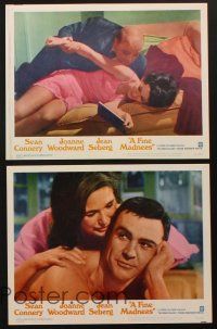 9p676 FINE MADNESS 5 LCs '66 Sean Connery can out-fox Joanne Woodward, Jean Seberg & them all!