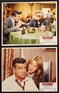 9p611 FIRST MONDAY IN OCTOBER 6 LCs '81 Walter Matthau, Jill Clayburgh, Supreme Court Justices!