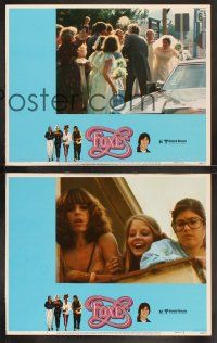 9p155 FOXES 8 LCs '80 Jodie Foster, Cherie Currie, Marilyn Kagen + super young Scott Baio!