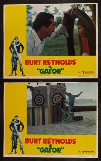 9p165 GATOR 8 LCs '76 Burt Reynolds & Lauren Hutton, White Lightning sequel!