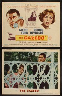 9p166 GAZEBO 8 LCs '60 Glenn Ford, pretty Debbie Reynolds, John McGiver, Martin Landau!
