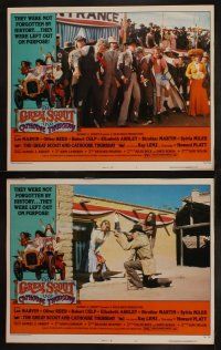 9p182 GREAT SCOUT & CATHOUSE THURSDAY 8 LCs '76 Lee Marvin, Oliver Reed, Robert Culp, Kay Lenz!