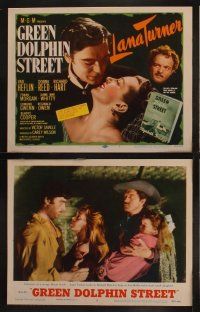 9p185 GREEN DOLPHIN STREET 8 LCs R55 sexy Lana Turner, Van Heflin, written by Samson Raphaelson!