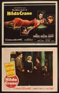 9p212 HILDA CRANE 8 LCs '56 Guy Madison, Jean Pierre Aumont, sexy Jean Simmons in title role!