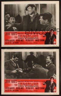 9p802 INFORMER 3 LCs R55 John Ford crime classic, Victor McLaglen, Heather Angel, Foster