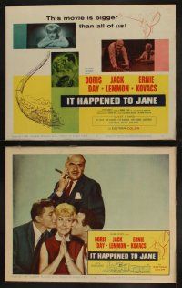 9p240 IT HAPPENED TO JANE 8 LCs '59 pretty Doris Day, Jack Lemmon, Ernie Kovacs, Steve Forrest!