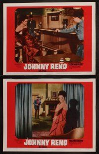 9p247 JOHNNY RENO 8 LCs '66 sexy Jane Russell, Dana Andrews goes wherever there's action!