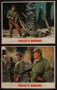 9p255 KELLY'S HEROES 8 LCs '70 Clint Eastwood, Savalas, Don Rickles, Donald Sutherland, WWII!