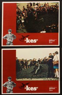 9p687 KES 5 LCs '70 Ken Loach, young David Bradley only cares about his kestrel falcon!
