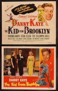 9p257 KID FROM BROOKLYN 8 LCs '46 Danny Kaye, sexy Virginia Mayo, Vera-Ellen and The Goldwyn Girls!