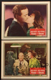 9p688 KISS IN THE DARK 5 LCs '49 Jane Wyman, David Niven, Wayne Morris, Victor Moore!