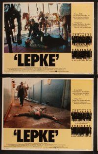 9p581 LEPKE 7 LCs '74 Tony Curtis as infamous Murder Inc gangster, Anjanette Comer, Mafia thriller!