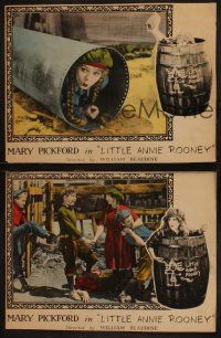 9p804 LITTLE ANNIE ROONEY 3 LCs '25 great comedy images of pretty Mary Pickford, Gordon Griffith!