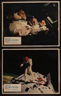 9p304 MAROONED 8 LCs '69 astronauts Gregory Peck and Gene Hackman, cool outer space images!