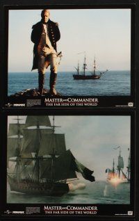 9p006 MASTER & COMMANDER 10 LCs '03 Russell Crowe, Paul Bettany, Peter Weir, Far Side of the World!