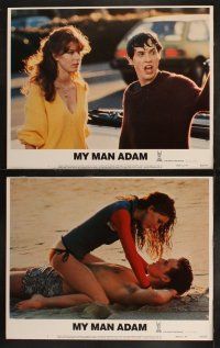 9p336 MY MAN ADAM 8 LCs '85 Raphael Sbarge, Page Hannah, Veronica Cartwright, wacky & sexy images!