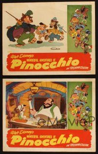 9p755 PINOCCHIO 4 LCs R45 Disney classic fantasy cartoon about a wooden boy who wants to be real!