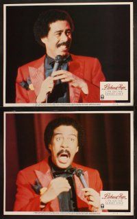 9p392 RICHARD PRYOR LIVE ON THE SUNSET STRIP 8 LCs '82 great images of Richard Pryor on stage!
