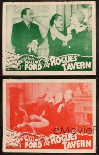 9p759 ROGUES' TAVERN 4 LCs '36 Wallace Ford, sexiest Joan Woodbury, and a vicious killer dog!