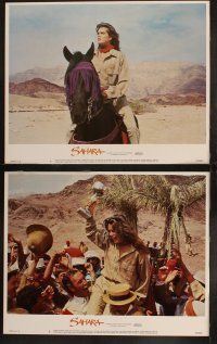 9p594 SAHARA 7 LCs '84 Lambert Wilson, Horst Buchholz, sexy Brooke Shields in the desert!