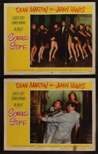9p410 SCARED STIFF 8 LCs '53 wacky Dean Martin & Jerry Lewis with sexy Lizabeth Scott!