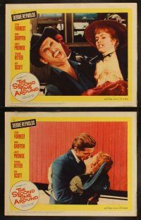 9p415 SECOND TIME AROUND 8 LCs '61 Debbie Reynolds with gun, Andy Griffith, Juliet Prowse!