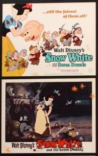 9p024 SNOW WHITE & THE SEVEN DWARFS 9 LCs R67 Walt Disney animated cartoon fantasy classic!