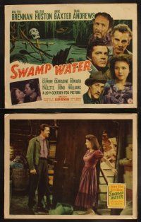 9p473 SWAMP WATER 8 LCs '41 directed by Jean Renoir, Walter Brennan, Walter Huston, Anne Baxter!