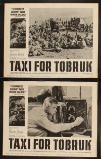 9p483 TAXI FOR TOBRUK 8 LCs '65 Lino Ventura, Charles Aznavour, Hardy Kruger, cool WWII images!