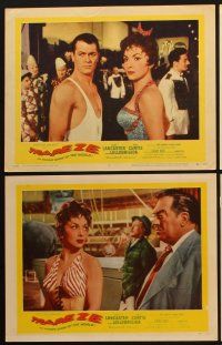 9p645 TRAPEZE 6 LCs '56 Burt Lancaster, Gina Lollobrigida, Tony Curtis, directed by Carol Reed!