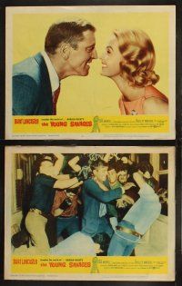 9p558 YOUNG SAVAGES 8 LCs '61 Burt Lancaster, John Frankenheimer, produced by Harold Hecht!