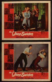 9p559 YOUNG SWINGERS 8 LCs '63 it's a real hot Hootenanny with a bundle of young swingers!