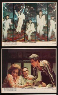 9r081 SATURDAY NIGHT FEVER 7 8x10 mini LCs '77 best images of disco dancer John Travolta!